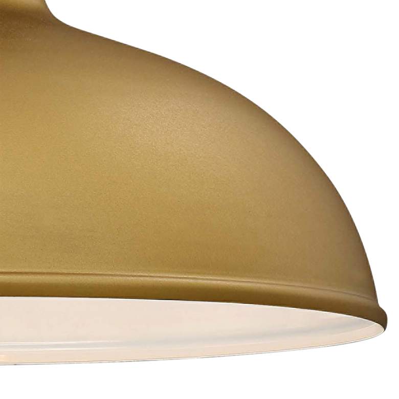 Image 3 Escudilla 11 3/4 inch High Painted Honey Gold Outdoor Wall Light more views
