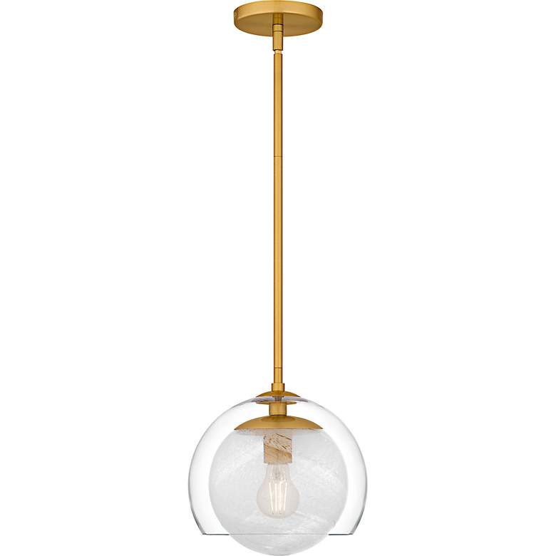 Image 3 Eslinger 1-Light Brushed Gold Mini Pendant more views