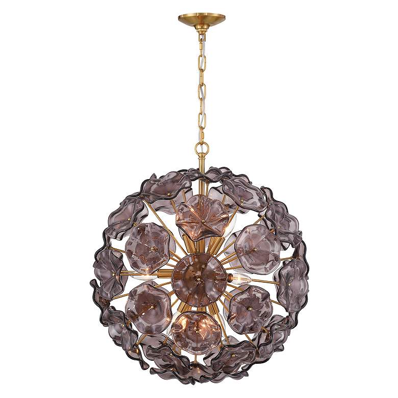 Image 4 Esme 9 Light Aged Brass Pendant more views