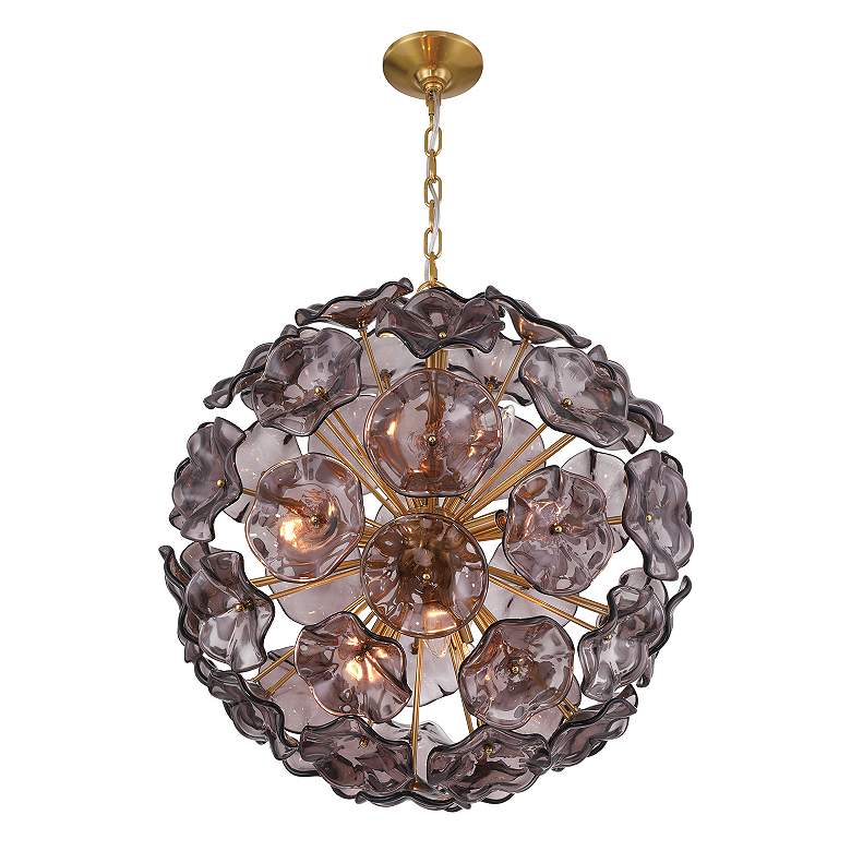Image 5 Esme 9 Light Aged Brass Pendant more views
