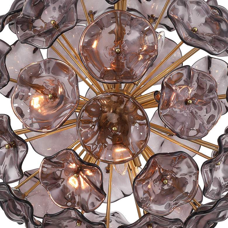 Image 6 Esme 9 Light Aged Brass Pendant more views