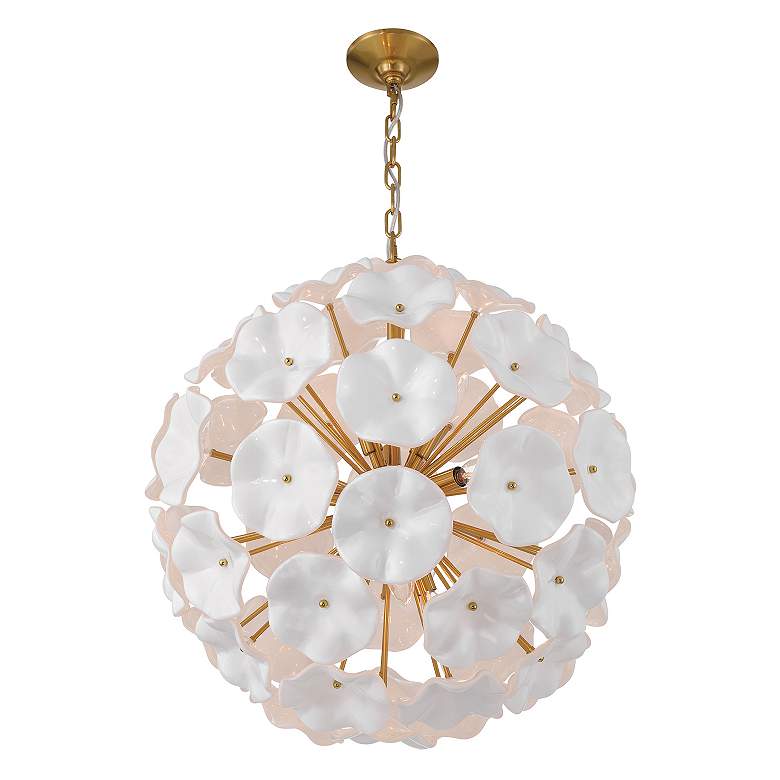 Image 5 Esme 9 Light Aged Brass Pendant more views
