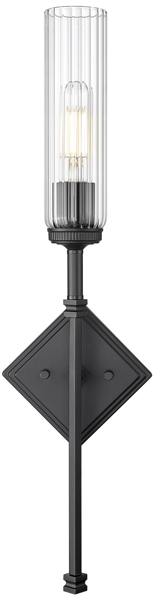 Image 4 Esme by Z-Lite Matte Black 1 Light Wall Sconce more views