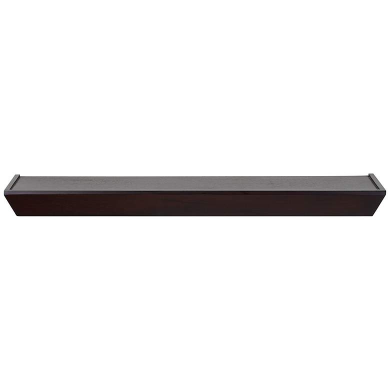 Image 1 Espresso Finish 36" Wide Wood Shelf