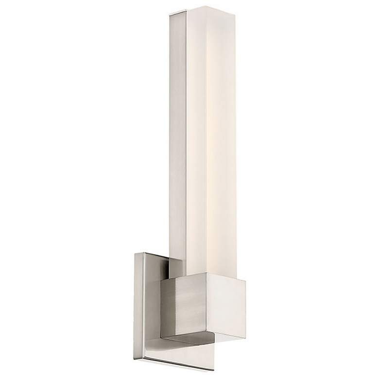 Image 1 Esprit 15"H x 4.5"W 2-Light Bath Vanity and Wall Light in Brushed