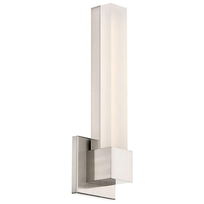 Image 2 Esprit 15"H x 4.5"W 2-Light Bath Vanity and Wall Light in Brushed