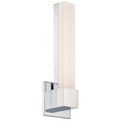 Esprit 15&quot;H x 4.5&quot;W 2-Light Bath Vanity and Wall Light in Chrome