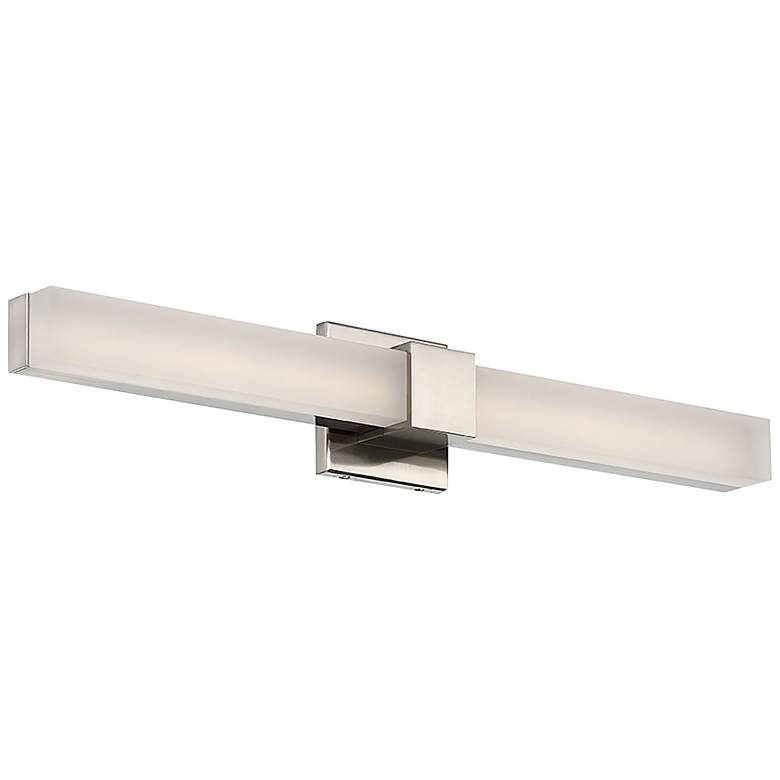 Image 1 Esprit 26" Wide Brushed Nickel LED ADA Bath Light