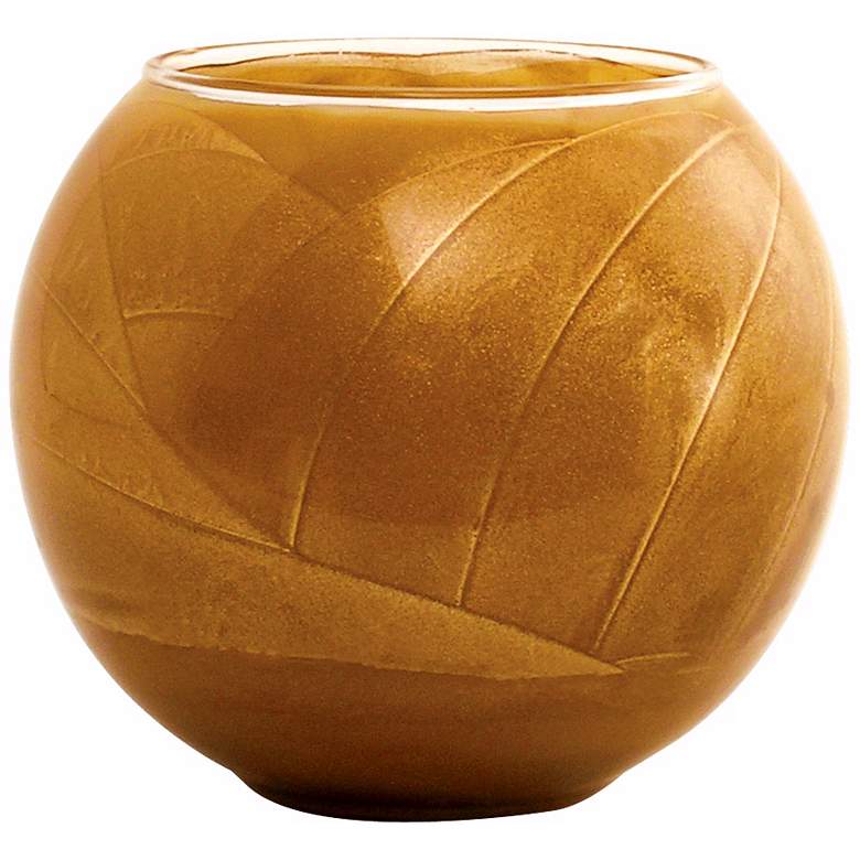 Image 1 Esque&#8482; 4 inch Caramel Candle Globe with Gift Box