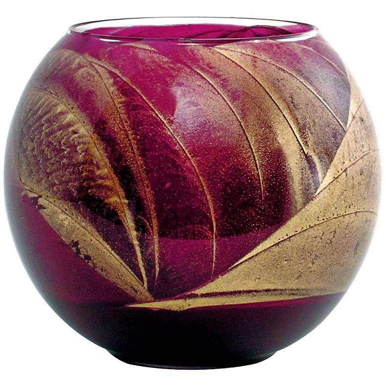 Image 1 Esque&#8482; 4 inch Fuchsia Candle Globe with Gift Box