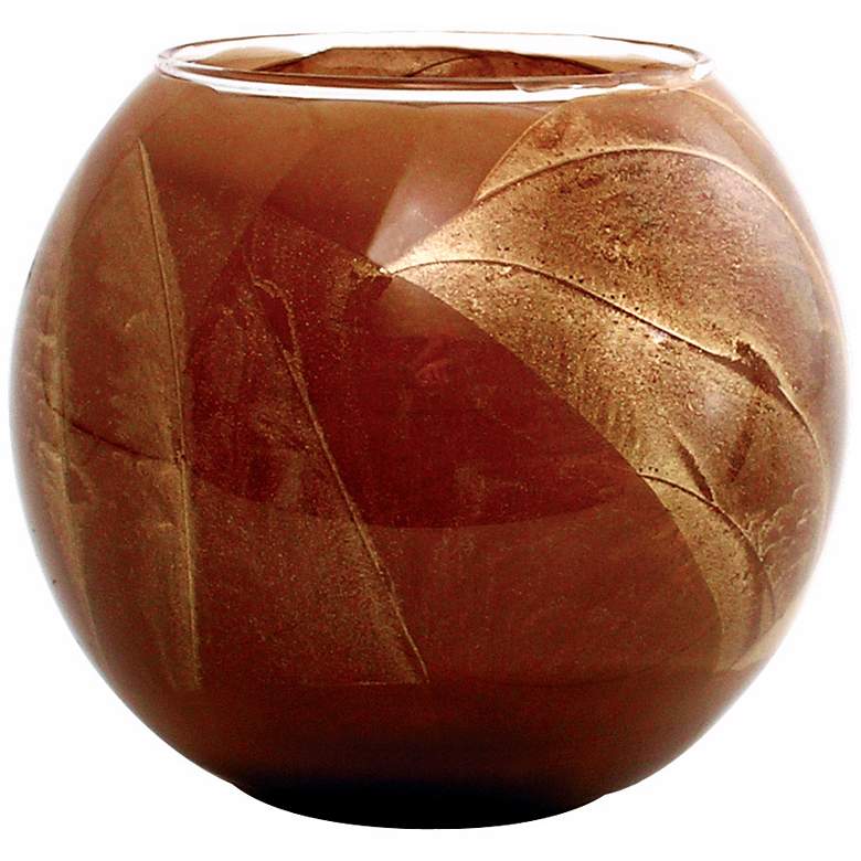 Image 1 Esque&#8482; 4 inch Terra Cotta Candle Globe with Gift Box