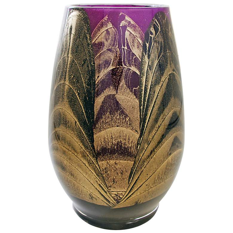 Image 1 Esque Harmony Ebony and Amethyst Vase