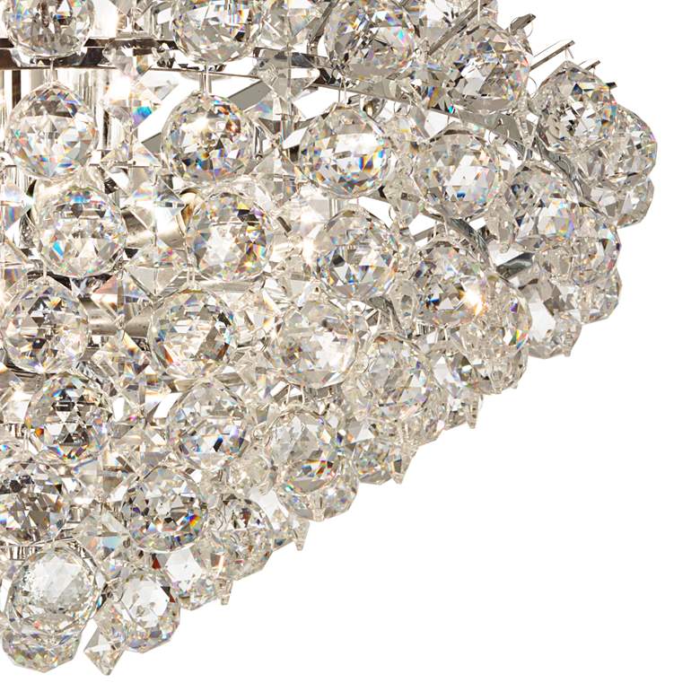 Image 4 Essa 24 inch Wide Chrome and Crystal Pendant Light more views