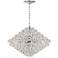 Essa 31 1/2" Wide Modern Crystal Pendant Chandelier with LED Canopy