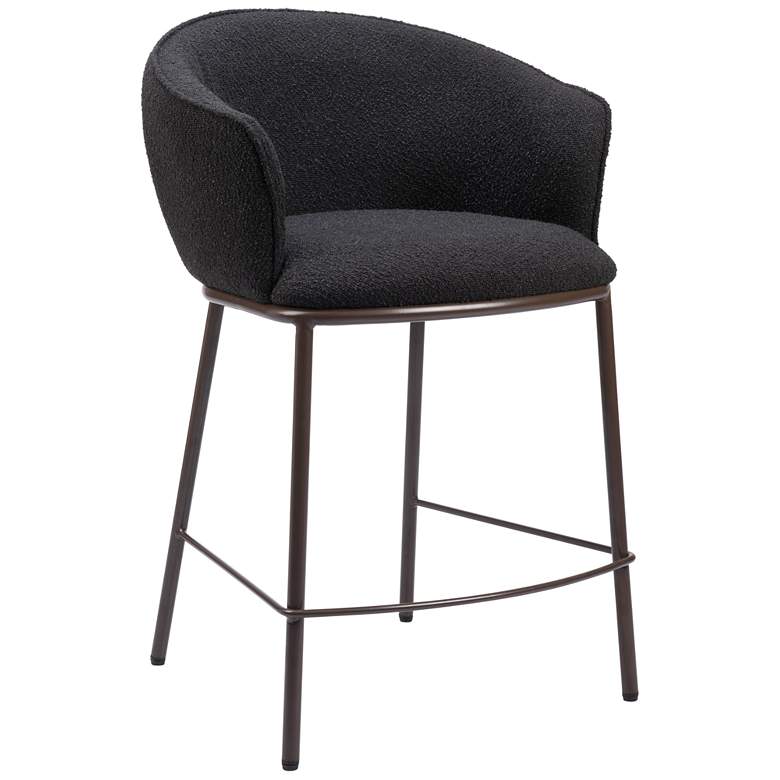 Image 1 Essen Counter Stool Black & Bronze