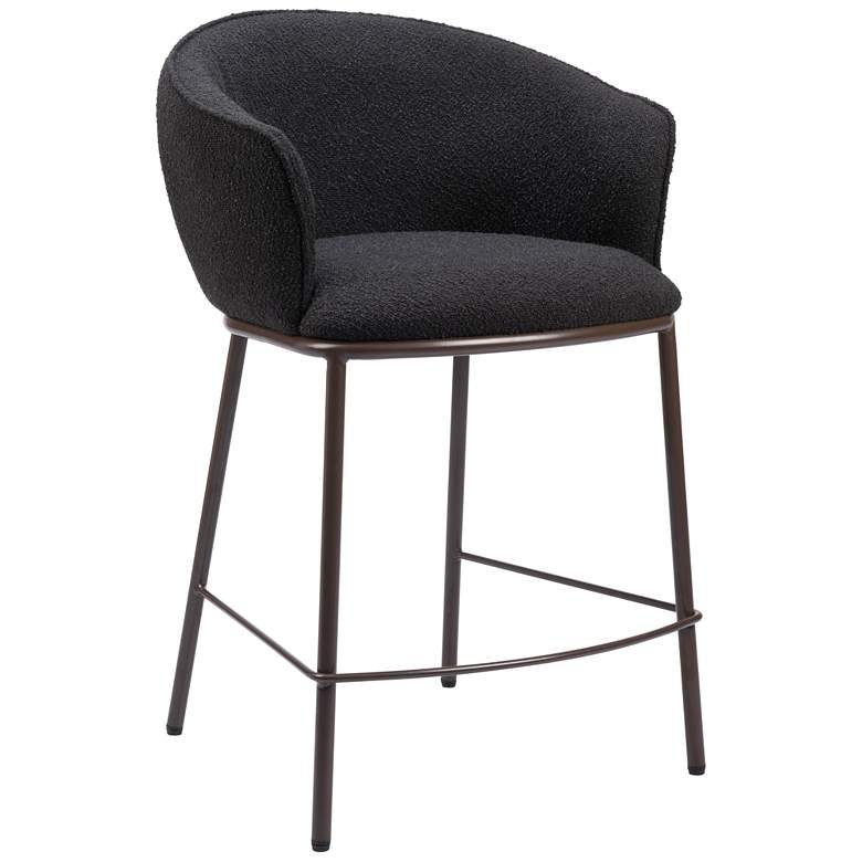 Image 1 Essen Counter Stool Black &#38; Bronze