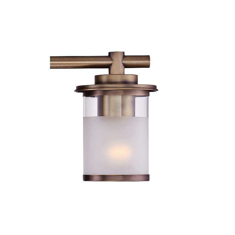 Image 2 Essence 32 1/2 inch Wide Satin Bronze 4-Light Vanity Bath Light more views