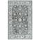 Essence ESS103 Gray and Blue Abstract Rectangular Area Rug