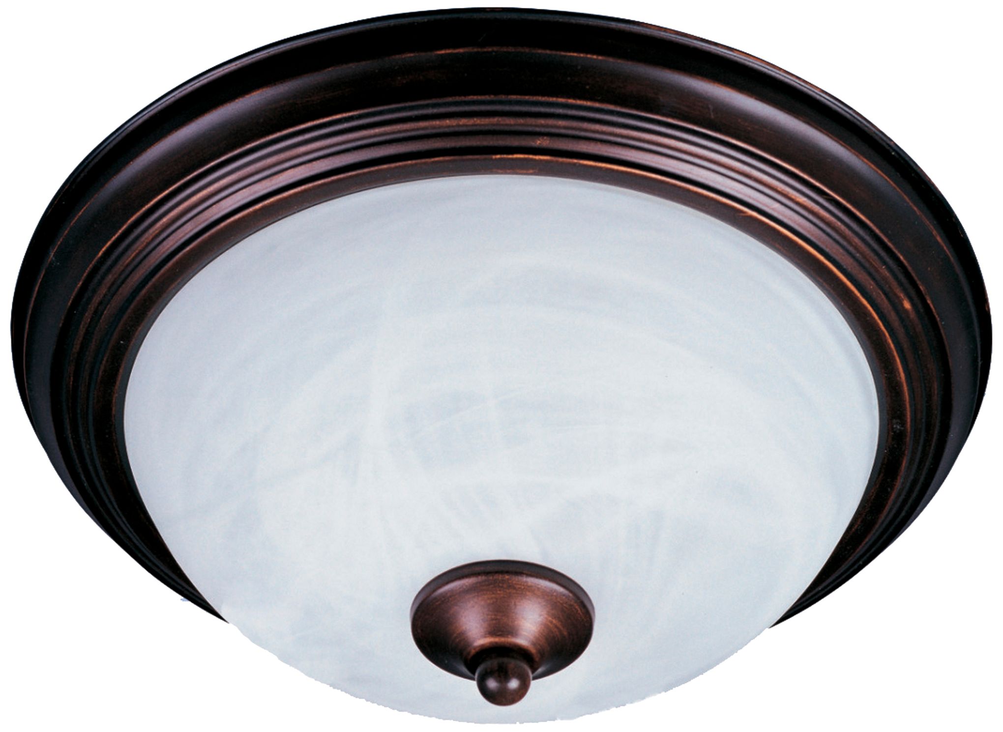 Essentials 1-Light 11.5" Wide Flush Mount - Oil Rubbed Bronze