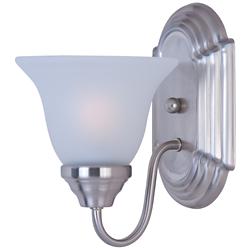 Essentials 1-Light 6" Wide Satin Nickel Wall Sconce