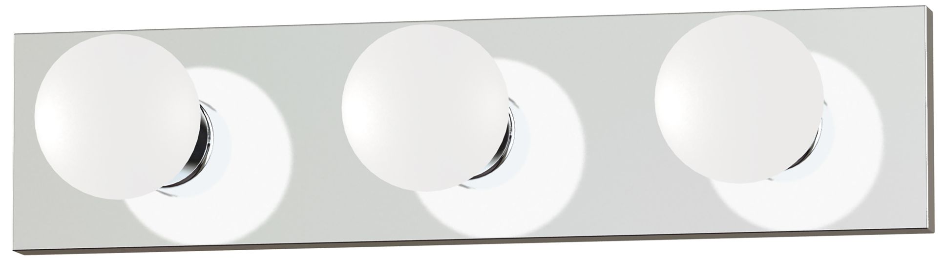 Essentials 3-Light Bath Vanity Strip Light - Polished Chrome