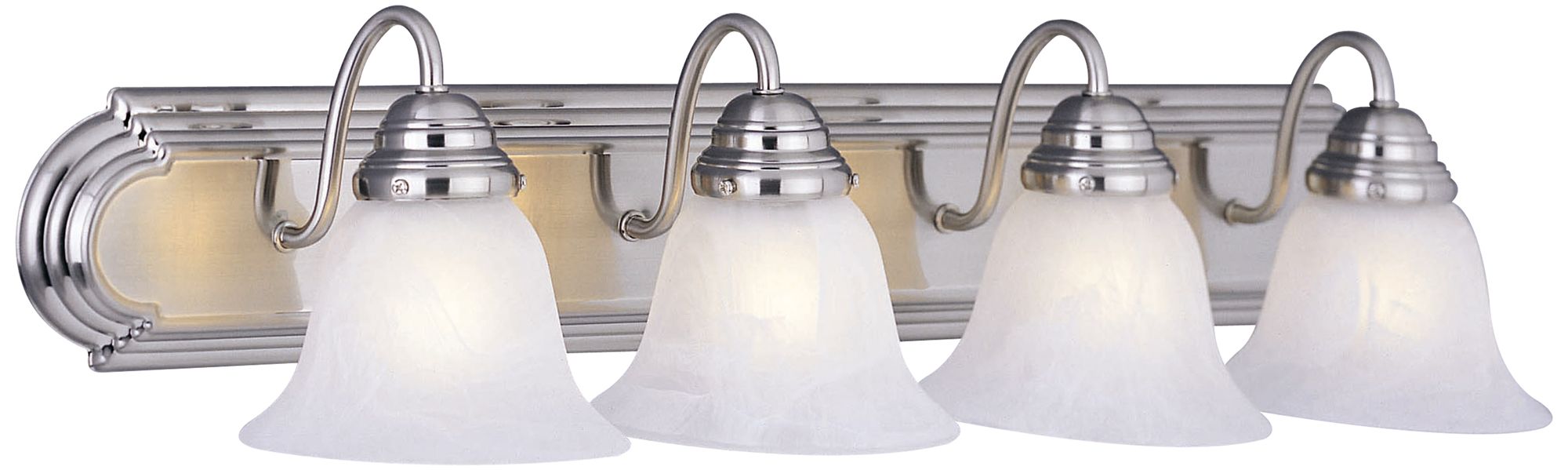 Essentials 4-Light 30" Wide Bath Vanity - Satin Nickel