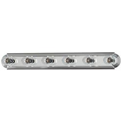Essentials 6-Light Racetrack Bath Vanity Light