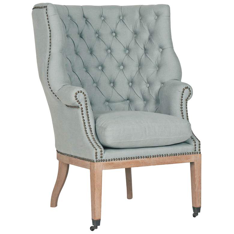 Image 1 Essentials Chalet Spruce Belgian Linen Club Chair