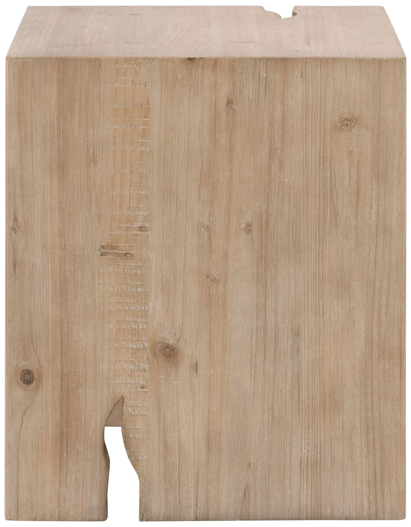 Image 5 Essentials for Living Reed 24" Wide Smoke Gray Pine Wood End Table more views