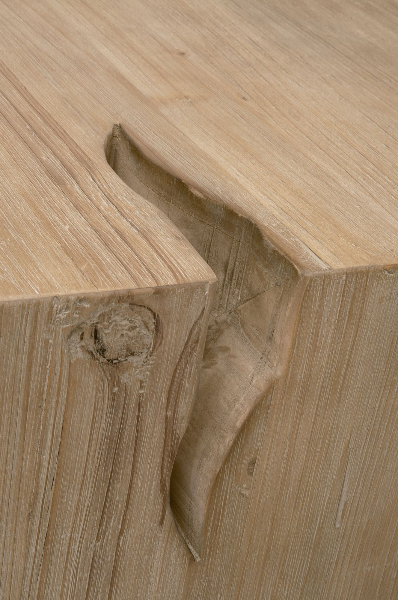 Image 7 Essentials for Living Reed 24" Wide Smoke Gray Pine Wood End Table more views