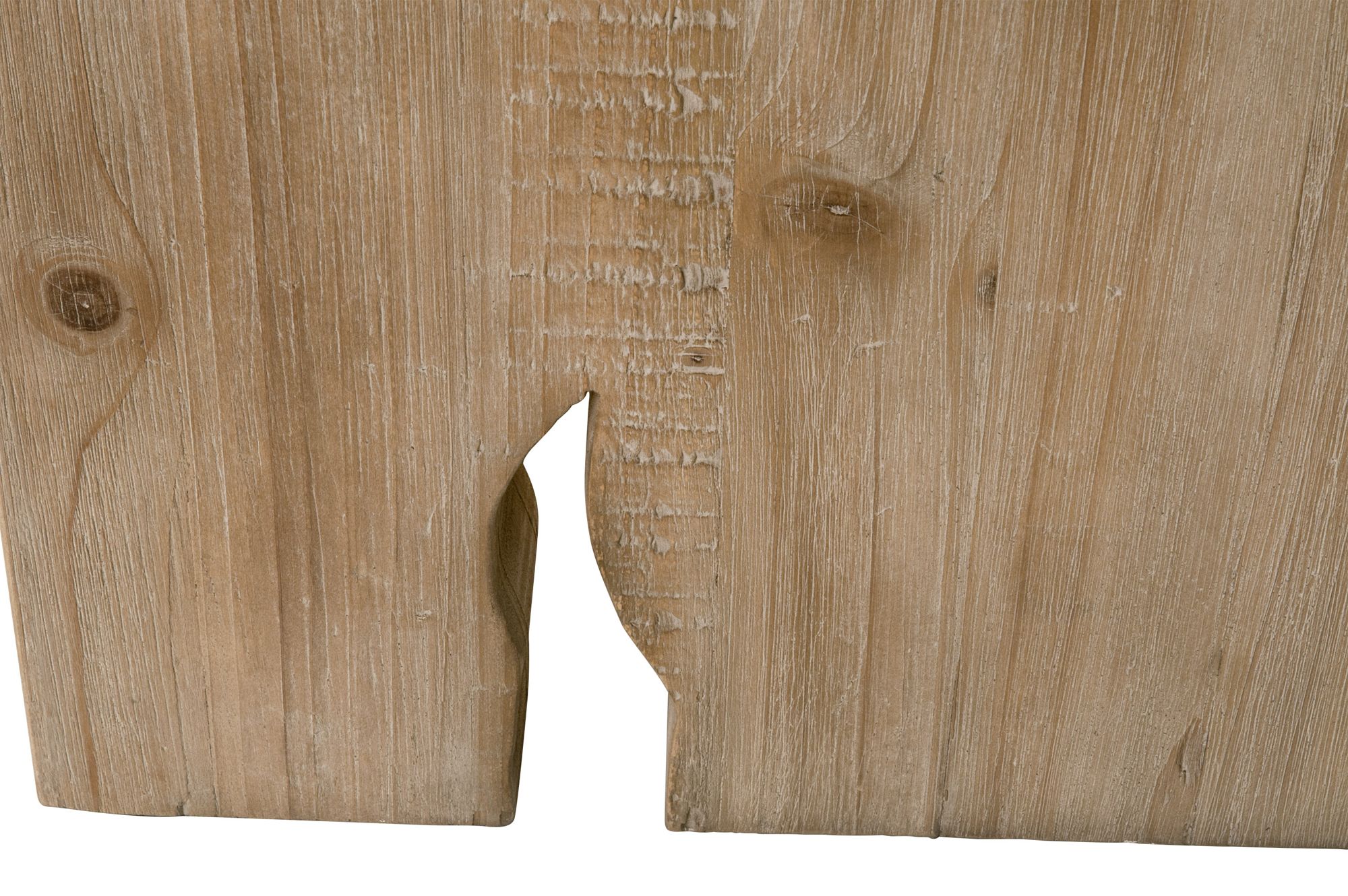 Essentials for Living Reed 24" Wide Smoke Gray Pine Wood End Table