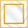 Essentials Mellow Yellow 30" Square Framed Mirror