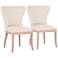 Essentials Welles Stone Wash Oak Dining Chair Set of 2