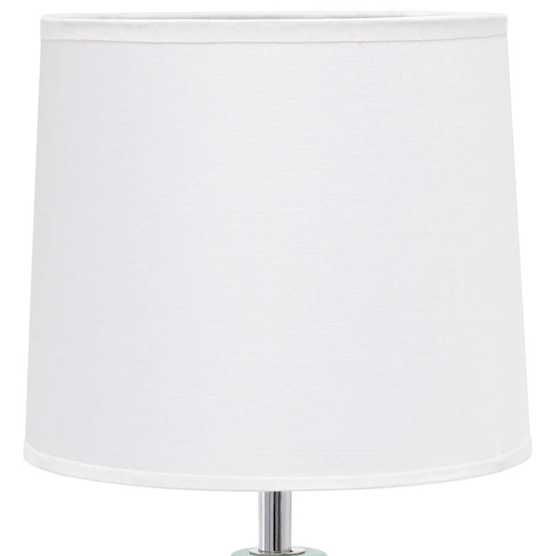 Image 3 Essentix 14 1/4" High Coastal Blue Ceramic Accent Table Lamp more views