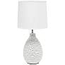 2_Essentix 14 1/4" High White Ceramic Accent Table Desk Lamp