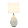 6_Essentix 14 1/4" High White Ceramic Accent Table Desk Lamp more views