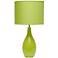 Essentix 18 1/2" High Green Ceramic Accent Table Desk Lamp