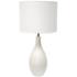 Essentix 18 1/2"H Off-White Ceramic Accent Table Desk Lamp