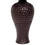 4_Essentix 20" High Brown Imprint Ceramic Accent Lamp more views