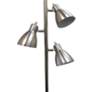 5_Essentix 64" High Brushed Nickel Adjustable 3-Light Tree Floor Lamp more views