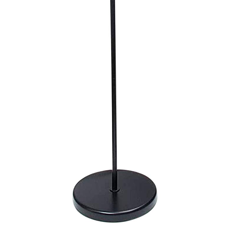 Image 5 Essentix 71 1/2" Black 2-Light Torchiere Floor Lamp more views