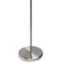 Essentix 74 1/2" High Brushed Nickel 2-Light Torchiere Floor Lamp