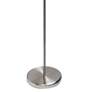 5_Essentix 74 1/2" High Brushed Nickel 2-Light Torchiere Floor Lamp more views