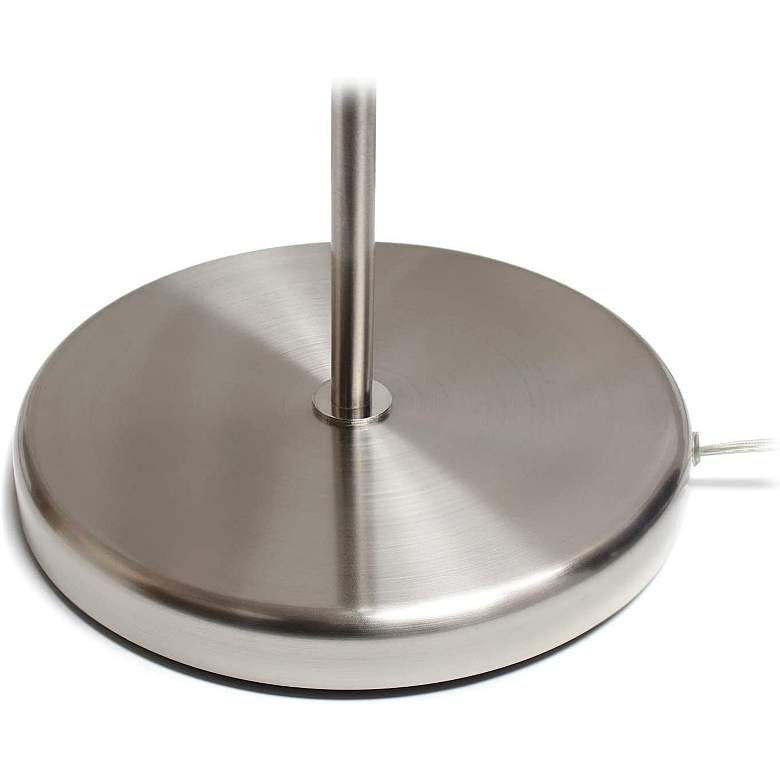 Image 7 Essentix 74 1/2" High Brushed Nickel 2-Light Torchiere Floor Lamp more views