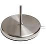 7_Essentix 74 1/2" High Brushed Nickel 2-Light Torchiere Floor Lamp more views