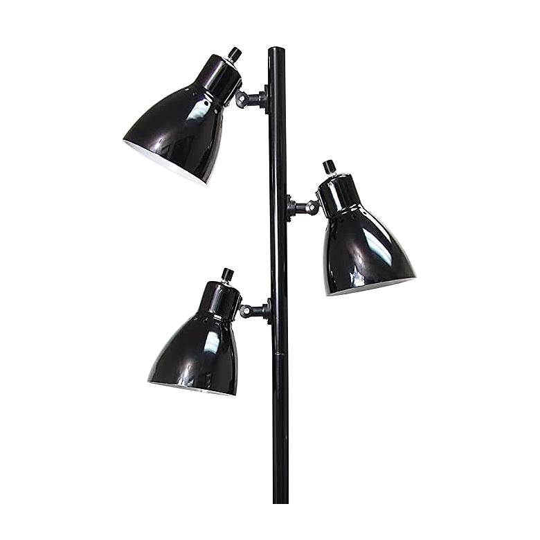 Image 3 Essentix Black Adjustable 3-Light Tree Floor Lamp more views