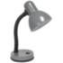 Essentix Gray Fundamental Gooseneck Desk Lamp