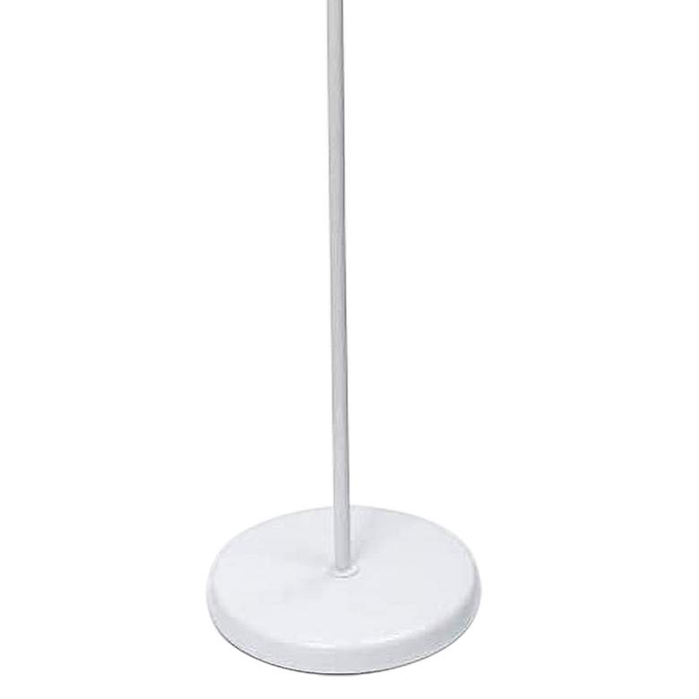 Image 5 Essentix White 2-Light Torchiere Floor Lamp more views