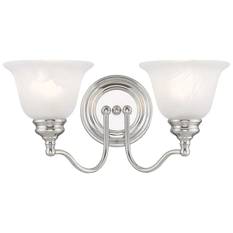 Image 1 Essex 15.25-in W 2-Light Chrome Arm Wall Sconce