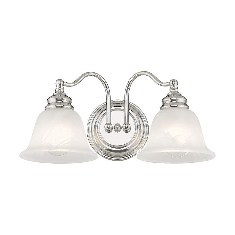 Image 4 Essex 15.25-in W 2-Light Chrome Arm Wall Sconce more views